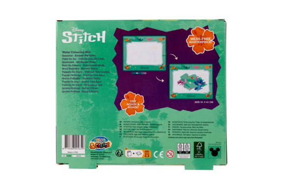 Kreativní podložka na vodní malování Stitch