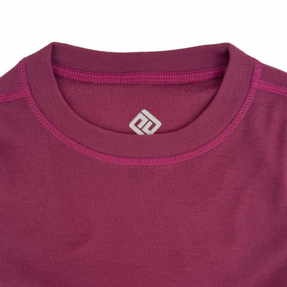 Dívčí funkční rychleschnoucí prádlo - set triko a kalhoty fuchsia Pidilidi