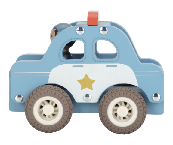Policejní auto dřevěné Little Dutch