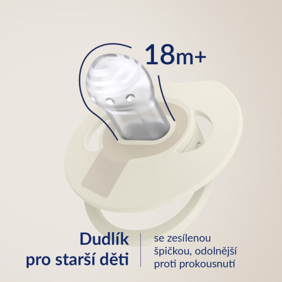 Dudlík silikonový dynamický Prime 18 m+ 2 ks Lovi