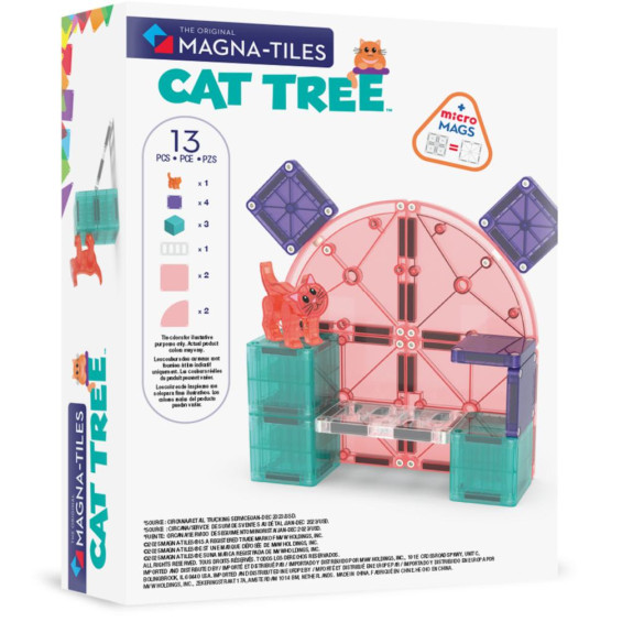 Magnetická stavebnice Cat Tree 13 dílů