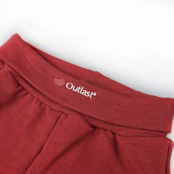 Tepláky smyk Outlast® Scarlet