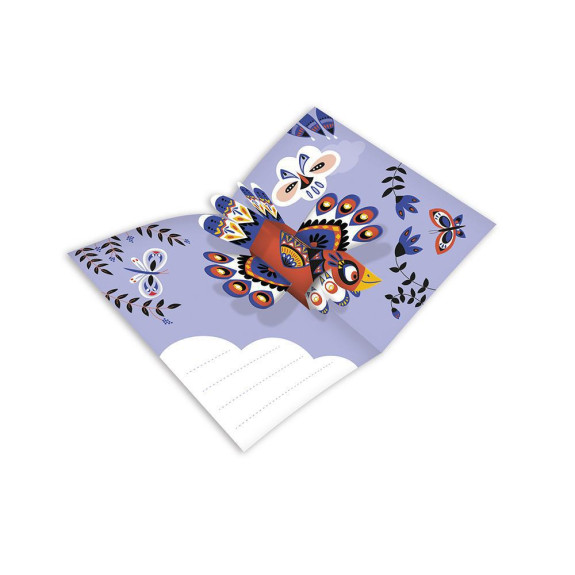 Sada Mini Origami Pohlednic se zvířátky Janod