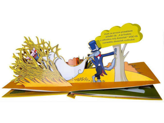 Tři malá prasátka - MINI POP-UP Meritxell Martí, ilustrace Xavier Salomó