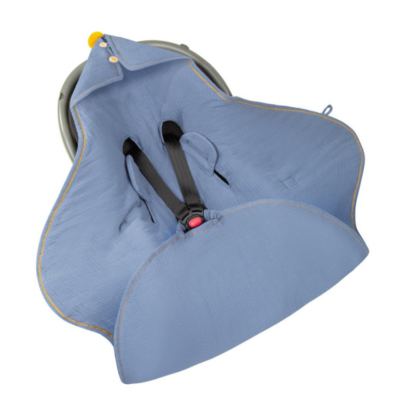 Lehký mušelínový fusak/zavinovačka/deka do autosedačky Sleepee