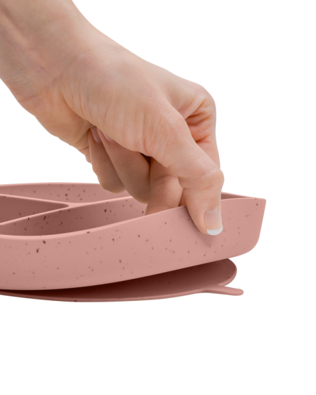 Talíř dělený s přísavkou Platinum Silicone KikkaBoo