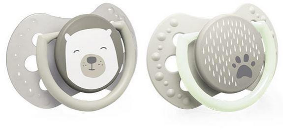 Šidítko silikonové dynamické Lovi Buddy Bear 2 ks 0-6 m Lovi