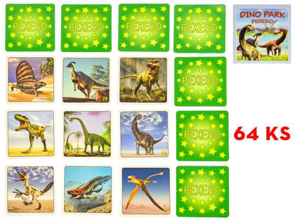 Pexeso Dino Park 64 ks