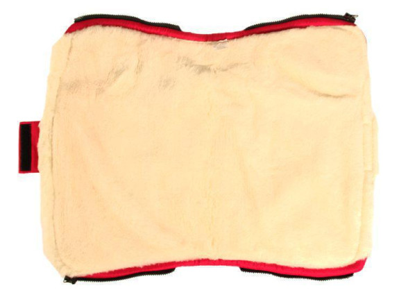 Merino rukávník na kočárek z ovčí/velbloudí vlny na zip 30 x 50 cm