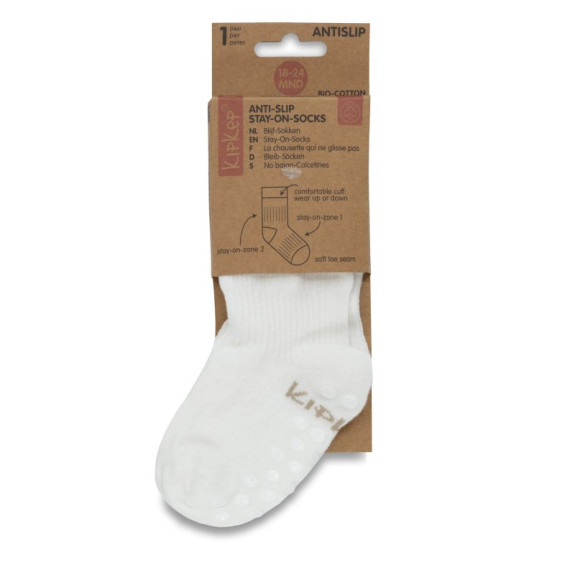 Dětské ponožky Stay-on-Socks Antislip vel. 18-24 m Off White 1 pár