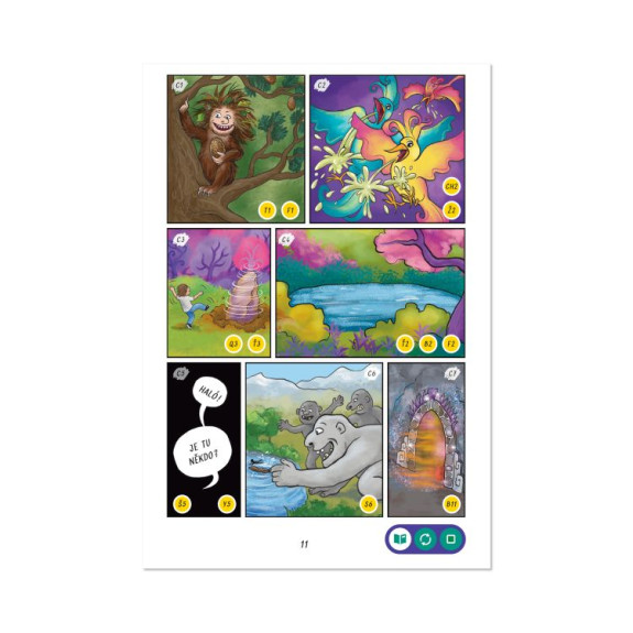 Kouzelné čtení Gamebook Poklad lesních skřítků Albi