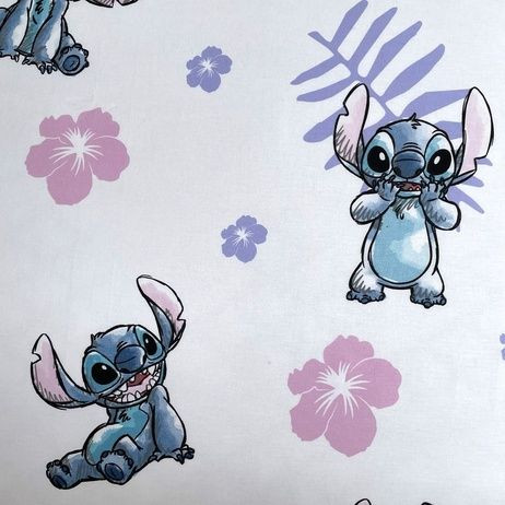 Prostěradlo Lilo and Stitch 90 x 200 + 25 cm Jerry Fabrics