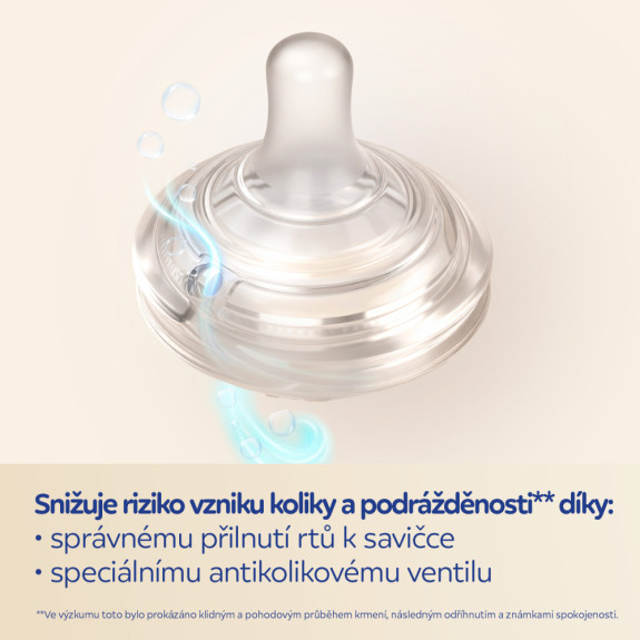 Savička k lahvi Natural Shape 0 m+ 2 ks Canpol babies