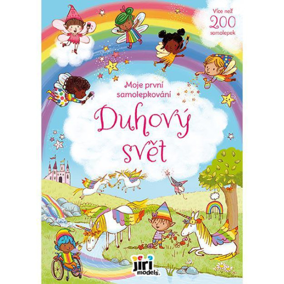 Moje první samolepkování Duhový svět