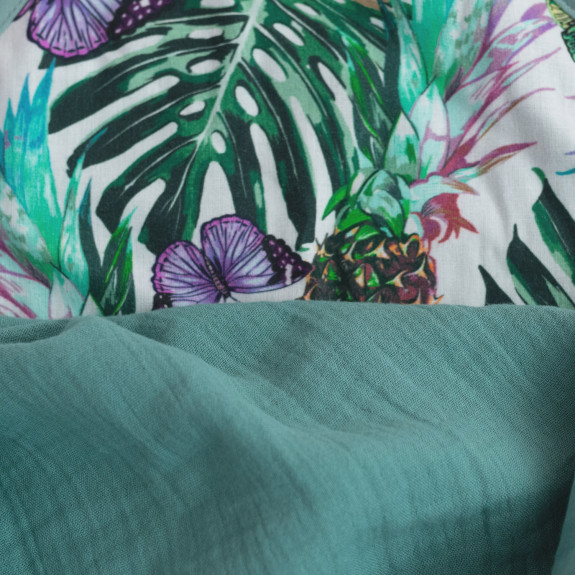 Mušelínová osuška s kapucí Design 85 x 85 cm Babymatex