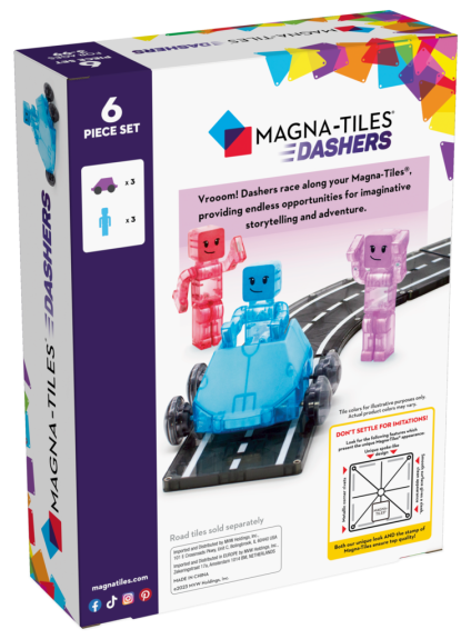 Magnetická stavebnice Dashers 6 dílů