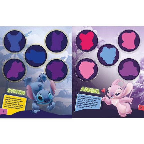 Dolep si svítící samolepky Lilo & Stitch