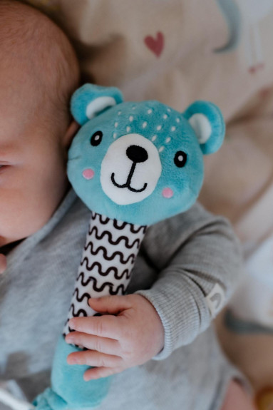 Pískátko/kousátko plyš 25 cm 0 m+ Babyted