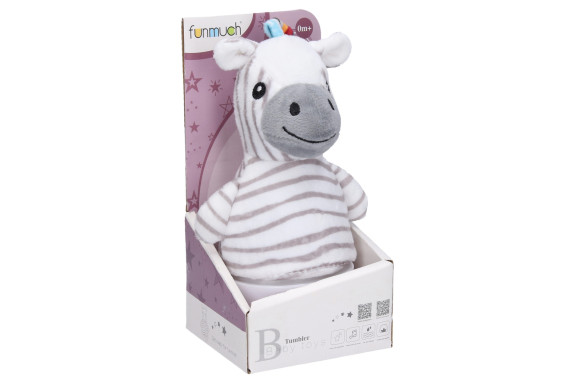 Usínací zebra Roly Poly s efekty 16 cm