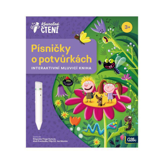 Kouzelné čtení Kniha Písničky o potvůrkách Albi