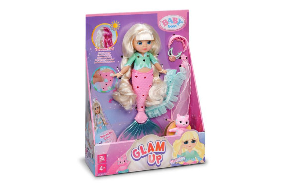 Mořská víla Sparkle Baby born Zapf