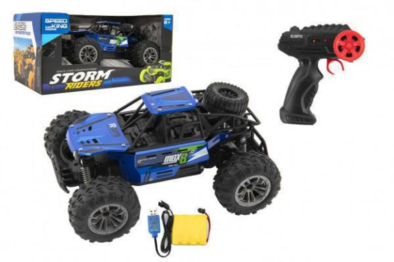 Auto RC buggy terénní 22 cm 2,4GHz na baterie + dobíjecí pack