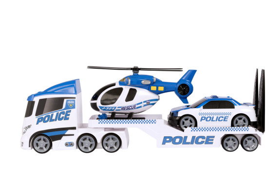 Policejní přeprava helikoptéry se zvukem a světlem Teamsterz 