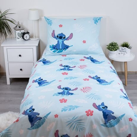 Povlečení Lilo and Stitch "Blue" 140 x 200 cm + 70 x 90 cm Jerry Fabric