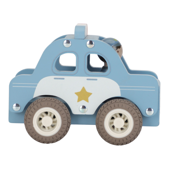 Policejní auto dřevěné Little Dutch