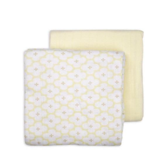 Swaddler Solid Matcha 2balení 110 x 110 cm Lodger