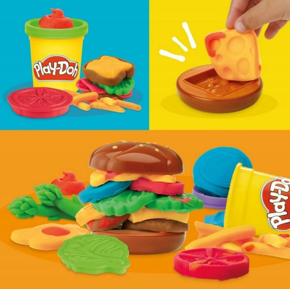 Malé lahůdky, hamburger PlayDoh