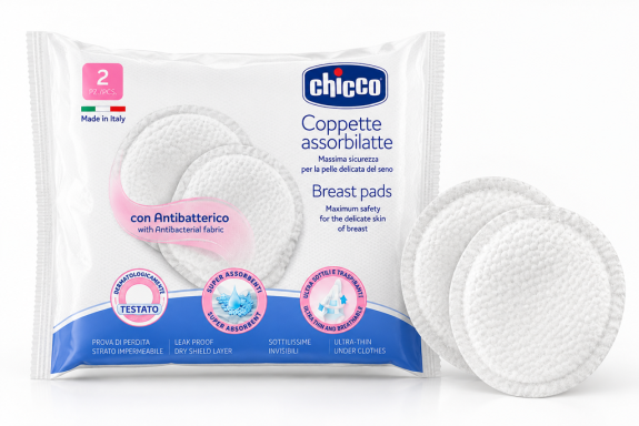 Tampóny 2 ks antibakteriální Chicco
