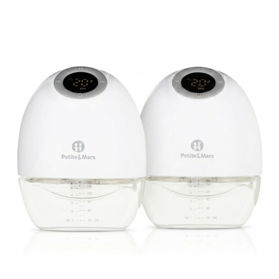 Odsávačka mateřského mléka elektrická handsfree Gaia Duo Petite & Mars
