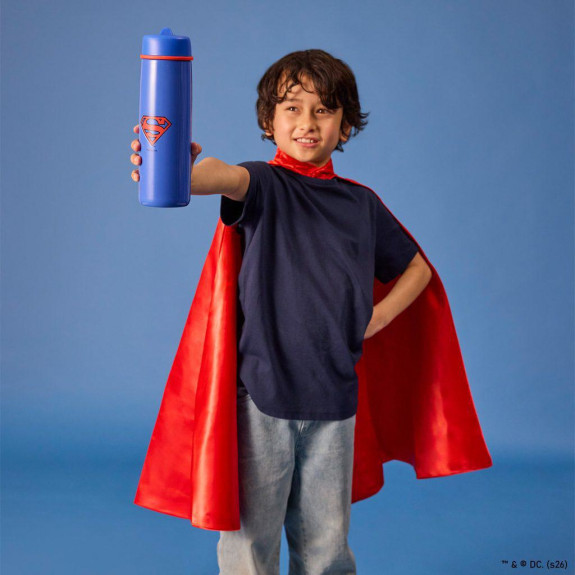 Nerezová termolahev s brčkem 690 ml Superman B.Box
