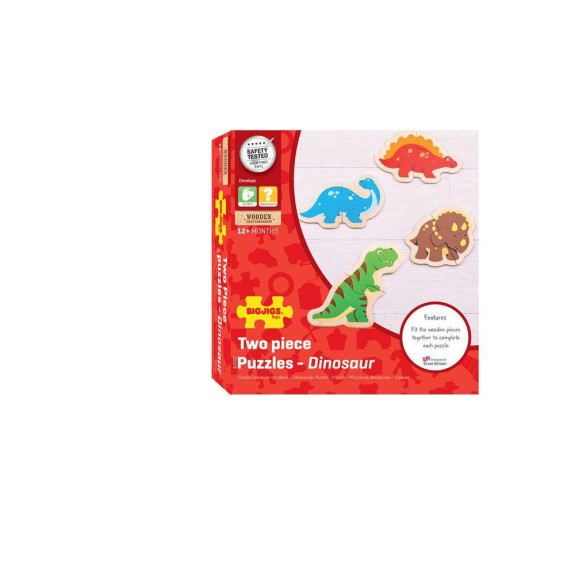 Dřevěné puzzle dinosauři Bigjigs Toys