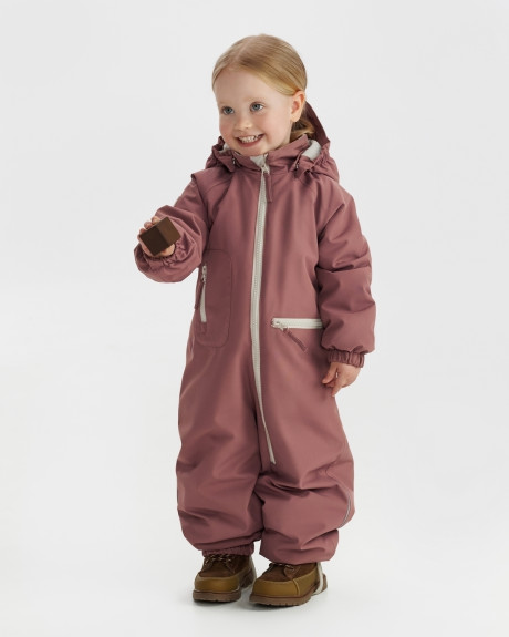 Přechodová kombinéza Ulli Pink Clay Leokid