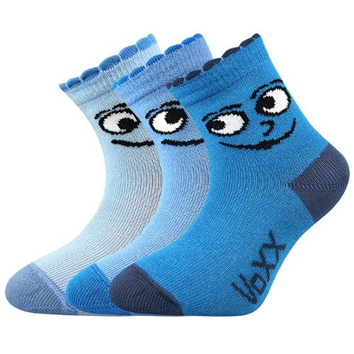 Ponožky kojenecké vtipné Kukik mix chlapecké (3 páry)