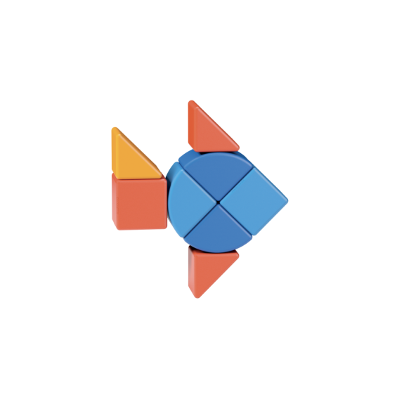 Geomag Magicube Shapes 9 dílků