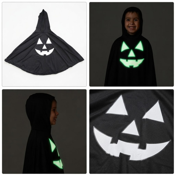 Dětský karnevalový převlek Black Halloween Scary Pumpkin FunCo