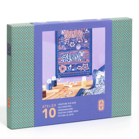 Malování na hedvábí Atelier 10 Djeco