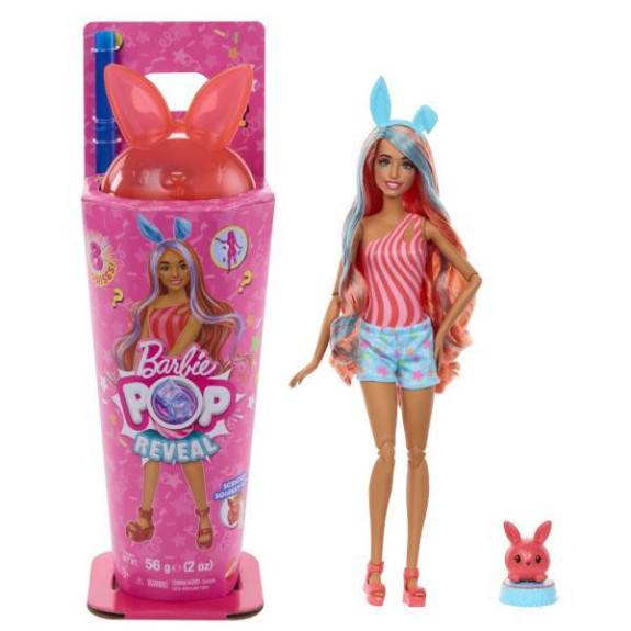 Barbie koktejlové překvapení - zajíček BRB POP Reveal