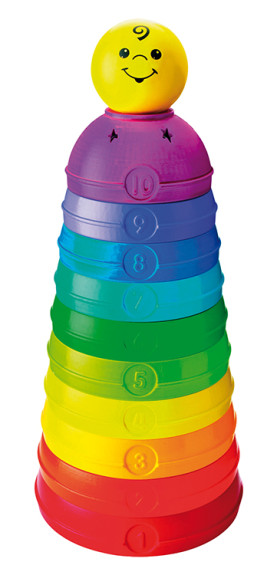 Fisher price aktivní skládačka s rolničkou