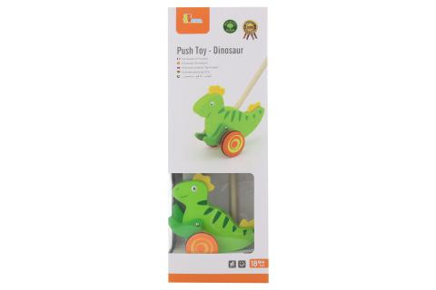 Dřevěná tahačka - dinosaurus Viga