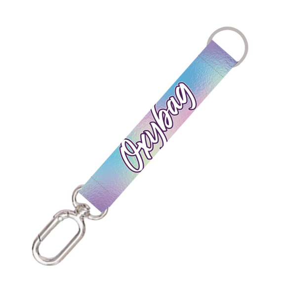 Krátká klíčenka s karabinkou Holographic OxyBag