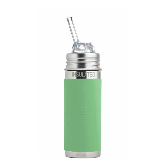 Dětská láhev Termo se slámkou 260 ml Pura
