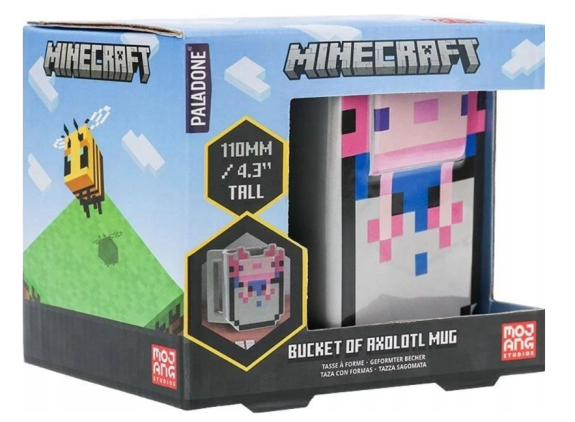 3D hrnek Minecraft Axolot