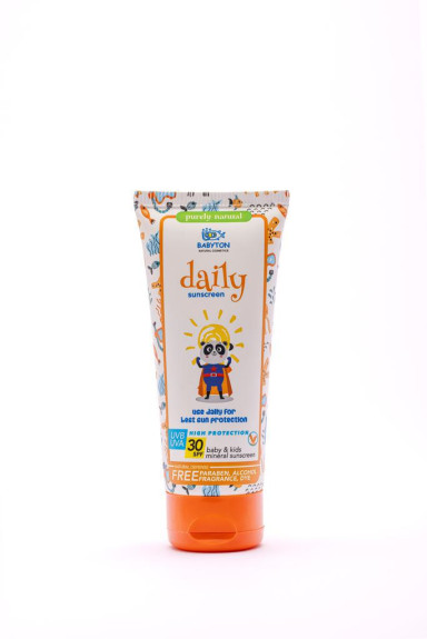 Přírodní opalovací krém Daily 100 ml Babyton