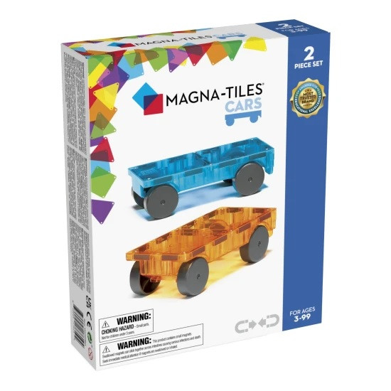 Magnetická stavebnice Cars 2 dílná Blue/orange