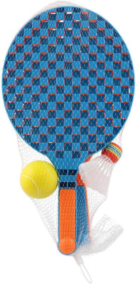 Sada na soft tenis 2 pálky 40 cm + míček a košíček