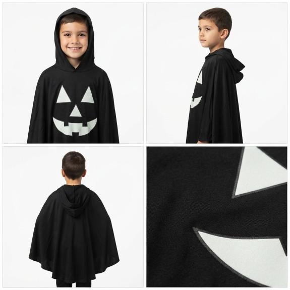 Dětský karnevalový převlek Black Halloween Scary Pumpkin FunCo